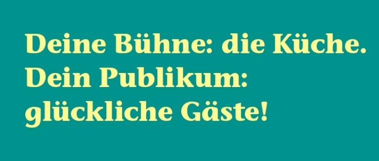 Koch / Köchin EFZ 100%, 1. Bild